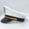 Marina marina cappello Yacht capitano cappello marinaio capitano Costume uomini marinaio Beanie