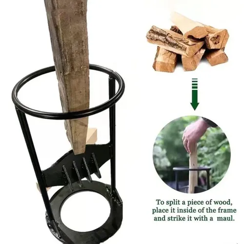 Manueller Brennholz verteiler-Brennholz verteiler Keil beil-hand gefertigter Brennholz spalter aus