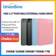 UnionSine-Disque dur externe HDD portable USB 2.5 500 pouces stockage pour PC Mac ordinateur de