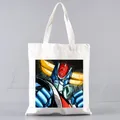 Sac à provisions réutilisable Goldorak Mazinger Z Robot Anime japonais Cabas d'épicerie Sac