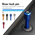 Exacpilles de nervure de bouton de serrure de porte de sécurité de voiture accessoires en aluminium