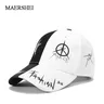 MAERSHE – Chapeau de papa unisexe en coton casquette de Baseball de Graffiti personnalisée de