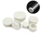 Embouts de tube en plastique 25mm bouchon de tuyau rond en acier couverture de pied de chaise