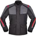 Modeka Varus waterproof Motorcycle Textile Jacket, black-grey, Size 2XL