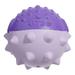 Super Chewer Rufferfish Ocean Fish Purple Rubber Dog Toy, X-Small