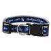 Los Angeles Dodgers Satin Dog Collar, Medium, Blue