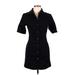 Stockholm Atelier X Other Stories Casual Dress - Shirtdress: Black Dresses - Women's Size 8