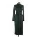 Zara Casual Dress: Green Dresses - Women's Size Large