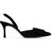 Black Maysli Heels - Black - Manolo Blahnik Heels