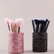 1pc Bling Sequins Makeup Brush Holder, Cute Glitter Vanity Decor Organizer, Cosmetic Brushes Comb Pen Storage Holders Cup - Gift Set Mother's Day Gift
