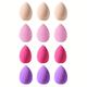 12pcs Mini Beauty Blender Sponge For Foundation Powder Concealer Eye Shadow Under Eyes Highlight And Contour, Facial Makeup Tools For Beginners - Waterdrop