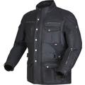 Modeka Matlock Motorrad Wachsjacke Motorrad gewachste Jacke, schwarz, Größe S