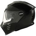 Simpson Darksome Solid 06 Klapphelm, schwarz, Größe S