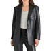 Imaan Faux Leather Blazer