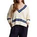 Cabled Cotton Cricket Sweater