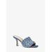 Tessa Frayed Denim Mule Sandal