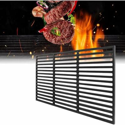 Gusseisen Grillrost Rechteck Grillgitter Gussrost Roste Zubehör für BBQ, Gasgrill, Holzkohlegrill, Image