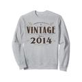 10 Years Old Vintage 2014 Limited Edition 10th Birthday Sweatshirt