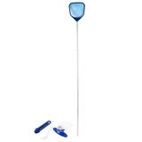 Pool Vacuum Head Leaf Sucker Cleaner Set with Filter Thermometer Cleaning Accessory