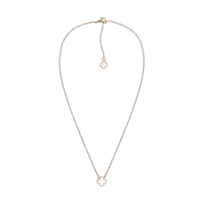 Lenoites - Kette Mit Anhänger 'Four-leaf Clover Mini' Ketten 1 ct Grau Damen (58.99 € / 1 ct) Image