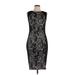 Ever Pretty Casual Dress - Bodycon: Black Jacquard Dresses - Women's Size 10