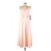 Betsey Johnson Casual Dress - Bridesmaid: Pink Dresses - New - Women's Size 8
