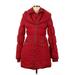 New York & Company Coat: Red Jackets & Outerwear - Women's Size Medium
