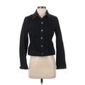 Talbots Denim Jacket: Black Jackets & Outerwear - Women's Size 2 Petite