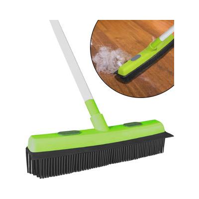 The Super Squeegee Broom for Wet and Dry Messes (Dented Packaging)