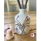 Reed diffuser- ceramic hand painted reed diffuser with choice of fragrance gift set, ceramic reed fragrance diffuser with fragrance + reeds