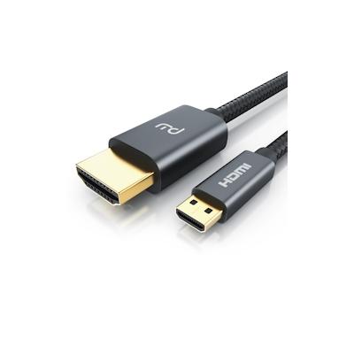 Primewire 8K HDMI 2.1 auf Micro HDMI Adapterkabel, 7680 x 4320 @ 120 Hz mit DSC - 1m Image