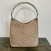 Gucci Bags | Gucci Tom Ford Era Bamboo Handle Suade Gg Beige Shoulder Bag | Color: Tan | Size: Os