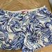 Lilly Pulitzer Shorts | Lilly Pulitzer Knit Callahan Short Gently Used | Color: Blue/White | Size: 12