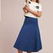 Anthropologie Skirts | Anthropologie Maeve Lilianne Ponte Knit Skirt | Color: Blue | Size: 0