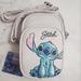 Disney Bags | Disney's Stitch Double Compartment Crossbody Bag | Color: Blue/White | Size: Os