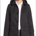 Kate Spade Jackets & Coats | Kate Spade New York Water Resistant Mac Jacket | Color: Black | Size: Xs