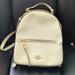 Coach Bags | Coach Jordyn Pebble Leather Backpack | Color: White | Size: Os