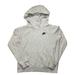 Nike Tops | Nike Funnel Neck Hoodie Women's Xs Gray Kangaroo Pockets Nike Pullover Hoodie | Color: Gray | Size: Xs