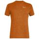 Salewa - Puez Melange Dry S/S Tee - T-Shirt Gr 48 braun/orange