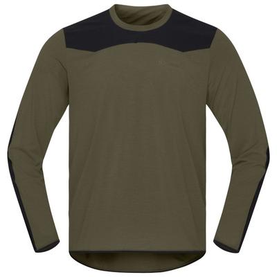 Norrøna - Skibotn Equaliser Tech Long Sleeve - Radtrikot Gr L oliv Image