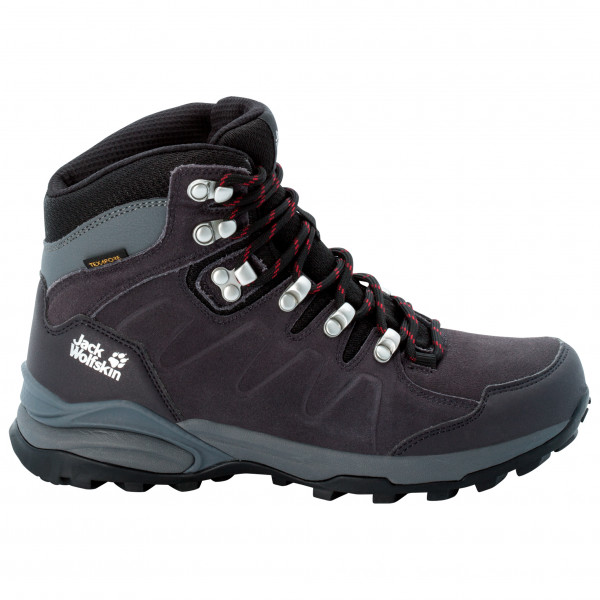 Jack Wolfskin - Women's Refugio Texapore Mid - Wanderschuhe 37,5 | EU 37,5 grau/schwarz