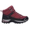 CMP - Women's Rigel Mid Trekking Shoes Waterproof - Wanderschuhe 42 | EU 42 rot/schwarz