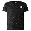 The North Face - Teen's S/S Simple Dome Tee Print - T-Shirt Gr S schwarz