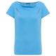 Tranquillo - Women's Jersey-Shirt mit Wasserfallausschnitt - T-Shirt Gr XL blau