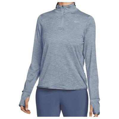 Nike - Women's Dri-FIT Swift Element UV Half Zip - Funktionsshirt Gr S grau