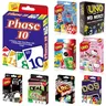 Jeu de société Uno Phase 10 Kartenspiel cartes à jouer pour la famille