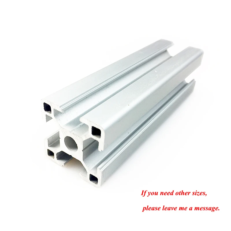 Rail Linéaire Anodisé pour Imprimante 3D CNC, Profilé en Aluminium Extrudé 3030, Longueur 100-800mm, Norme Européenne, Bricolage, 1 Pièce