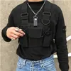 Funktionale Taktische Brusttasche Für Frau Mode Kugel Hip Hop Weste Streetwear Tasche Taille Pack Unisex Schwarz Brust Rig Tasche ZY988