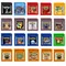 Pokemon Serie Version 16 Bit Gbc Spiel Kassette klassisches grünes Kristall Silber für Gbc Videospiel sammeln bunte englische Version