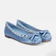 Chaussures plates à nœud pour femmes Mary Gasoline chaussures simples chaussures de ballet à